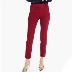 J. Crew Cameron slim crop pant 4 season stretch